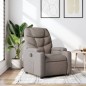 vidaXL Relaxsessel Taupe Stoff vidaXL Relaxsessel Taupe Stoff