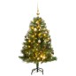 vidaXL Künstlicher Weihnachtsbaum Klappbar 150 LEDs & Kugeln 120 cm vidaXL Künstlicher Weihnachtsbaum Klappbar 150 LEDs & Kugeln 120 cm