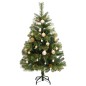 vidaXL Künstlicher Weihnachtsbaum Klappbar 150 LEDs & Kugeln 120 cm vidaXL Künstlicher Weihnachtsbaum Klappbar 150 LEDs & Kugeln 120 cm