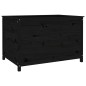 Hochbeet Schwarz 119,5x82,5x78 cm Massivholz Kiefer Hochbeet Schwarz 119,5x82,5x78 cm Massivholz Kiefer