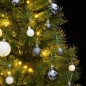 vidaXL Künstlicher Weihnachtsbaum Klappbar 150 LEDs & Kugeln 150 cm vidaXL Künstlicher Weihnachtsbaum Klappbar 150 LEDs & Kugeln 150 cm