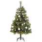 vidaXL Künstlicher Weihnachtsbaum Klappbar 150 LEDs & Kugeln 150 cm vidaXL Künstlicher Weihnachtsbaum Klappbar 150 LEDs & Kugeln 150 cm