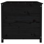 Hochbeet Schwarz 119,5x82,5x78 cm Massivholz Kiefer Hochbeet Schwarz 119,5x82,5x78 cm Massivholz Kiefer