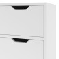 vidaXL Sideboard Weiß 90x30x72 cm Holzwerkstoff vidaXL Sideboard Weiß 90x30x72 cm Holzwerkstoff