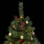 vidaXL Künstlicher Weihnachtsbaum Klappbar 150 LEDs & Kugeln 120 cm vidaXL Künstlicher Weihnachtsbaum Klappbar 150 LEDs & Kugeln 120 cm