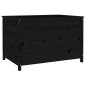 Hochbeet Schwarz 119,5x82,5x78 cm Massivholz Kiefer Hochbeet Schwarz 119,5x82,5x78 cm Massivholz Kiefer