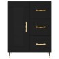 vidaXL Highboard Schwarz 69,5x34x180 cm Holzwerkstoff vidaXL Highboard Schwarz 69,5x34x180 cm Holzwerkstoff