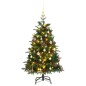 vidaXL Künstlicher Weihnachtsbaum Klappbar 150 LEDs & Kugeln 150 cm vidaXL Künstlicher Weihnachtsbaum Klappbar 150 LEDs & Kugeln 150 cm