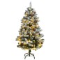 vidaXL Künstlicher Weihnachtsbaum Klappbar 150 LEDs & Kugeln 120 cm vidaXL Künstlicher Weihnachtsbaum Klappbar 150 LEDs & Kugeln 120 cm