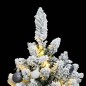 vidaXL Künstlicher Weihnachtsbaum Klappbar 150 LEDs & Kugeln 120 cm vidaXL Künstlicher Weihnachtsbaum Klappbar 150 LEDs & Kugeln 120 cm