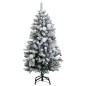 vidaXL Künstlicher Weihnachtsbaum Klappbar 150 LEDs & Kugeln 120 cm vidaXL Künstlicher Weihnachtsbaum Klappbar 150 LEDs & Kugeln 120 cm