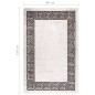 vidaXL Teppich Waschbar 80x150 cm Hellbeige Rutschfest vidaXL Teppich Waschbar 80x150 cm Hellbeige Rutschfest