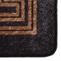 vidaXL Teppich Waschbar Schwarz und Golden 150x230 cm Rutschfest vidaXL Teppich Waschbar Schwarz und Golden 150x230 cm Rutschfest