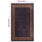 vidaXL Teppich Waschbar Schwarz und Golden 150x230 cm Rutschfest vidaXL Teppich Waschbar Schwarz und Golden 150x230 cm Rutschfest