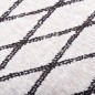 vidaXL Teppich Waschbar Schwarz und Weiß 150x230 cm Rutschfest vidaXL Teppich Waschbar Schwarz und Weiß 150x230 cm Rutschfest