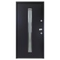 vidaXL Haustür Aluminium Anthrazit 90x200 cm vidaXL Haustür Aluminium Anthrazit 90x200 cm