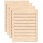 vidaXL Schranktüren Lamellen-Design 4 Stk. 61,5x49,4 cm Massivholz vidaXL Schranktüren Lamellen-Design 4 Stk. 61,5x49,4 cm Massivholz