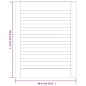 vidaXL Schranktüren Lamellen-Design 4 Stk. 61,5x49,4 cm Massivholz vidaXL Schranktüren Lamellen-Design 4 Stk. 61,5x49,4 cm Massivholz