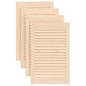 vidaXL Schranktüren Lamellen-Design 4 Stk. 61,5x39,4 cm Massivholz vidaXL Schranktüren Lamellen-Design 4 Stk. 61,5x39,4 cm Massivholz