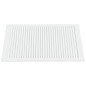 vidaXL Schranktüren Lamellen-Design 2 Stk Weiß 99,3x59,4 cm Massivholz vidaXL Schranktüren Lamellen-Design 2 Stk Weiß 99,3x59,4 cm Massivholz