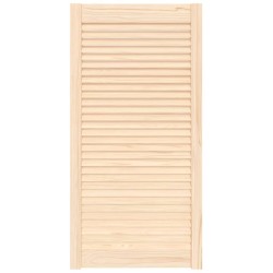 vidaXL Schranktür Lamellen-Design 99,3x49,4 cm Massivholz Kiefer