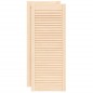 vidaXL Schranktüren Lamellen-Design 2 Stk. 99,3x39,4 cm Massivholz vidaXL Schranktüren Lamellen-Design 2 Stk. 99,3x39,4 cm Massivholz