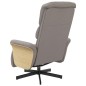 vidaXL Relaxsessel mit Fußteil Taupe Stoff vidaXL Relaxsessel mit Fußteil Taupe Stoff