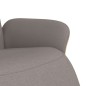 vidaXL Relaxsessel mit Fußteil Taupe Stoff vidaXL Relaxsessel mit Fußteil Taupe Stoff