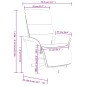 vidaXL Massagesessel mit Fußteil Creme Stoff vidaXL Massagesessel mit Fußteil Creme Stoff
