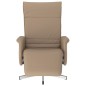 vidaXL Relaxsessel mit Fußteil Cappuccino-Braun Kunstleder vidaXL Relaxsessel mit Fußteil Cappuccino-Braun Kunstleder