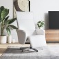 vidaXL Relaxsessel mit Fußteil Weiß Kunstleder vidaXL Relaxsessel mit Fußteil Weiß Kunstleder