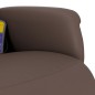 vidaXL Massagesessel mit Fußteil Braun Kunstleder vidaXL Massagesessel mit Fußteil Braun Kunstleder