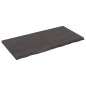 Waschtischplatte Dunkelgrau 120x60x4 cm Massivholz Behandelt Waschtischplatte Dunkelgrau 120x60x4 cm Massivholz Behandelt