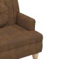 vidaXL Sitzbank mit Kissen Braun 113x64,5x75,5 cm Wildleder-Optik vidaXL Sitzbank mit Kissen Braun 113x64,5x75,5 cm Wildleder-Optik