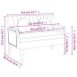 vidaXL Sitzbank mit Kissen Braun 113x64,5x75,5 cm Wildleder-Optik vidaXL Sitzbank mit Kissen Braun 113x64,5x75,5 cm Wildleder-Optik