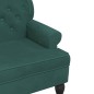 vidaXL Sitzbank mit Rückenlehne Dunkelgrün 119,5x64,5x75 cm Samt vidaXL Sitzbank mit Rückenlehne Dunkelgrün 119,5x64,5x75 cm Samt