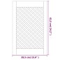 vidaXL Schranktüren 2 Stk. Gitterdesign 39,5x61,5 cm Massivholz Kiefer vidaXL Schranktüren 2 Stk. Gitterdesign 39,5x61,5 cm Massivholz Kiefer