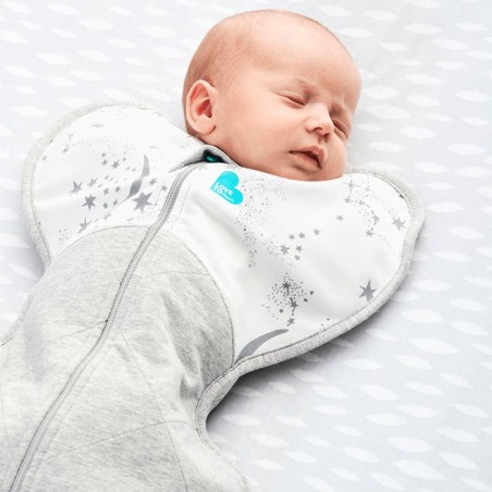 Love to Dream Baby Pucksack Swaddle Up Warm Stufe 1 M Weiß