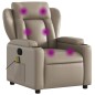 vidaXL Massagesessel Cappuccino-Braun Kunstleder vidaXL Massagesessel Cappuccino-Braun Kunstleder