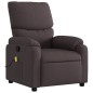 vidaXL Massagesessel Dunkelbraun Stoff vidaXL Massagesessel Dunkelbraun Stoff