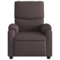 vidaXL Massagesessel Dunkelbraun Stoff vidaXL Massagesessel Dunkelbraun Stoff