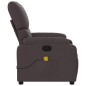 vidaXL Massagesessel Dunkelbraun Stoff vidaXL Massagesessel Dunkelbraun Stoff