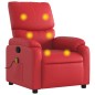 vidaXL Massagesessel Rot Kunstleder vidaXL Massagesessel Rot Kunstleder