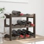 vidaXL Weinregal für 12 Flaschen Grau Massivholz Kiefer vidaXL Weinregal für 12 Flaschen Grau Massivholz Kiefer