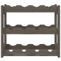 vidaXL Weinregal für 12 Flaschen Grau Massivholz Kiefer vidaXL Weinregal für 12 Flaschen Grau Massivholz Kiefer