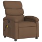 vidaXL Massagesessel Braun Stoff vidaXL Massagesessel Braun Stoff