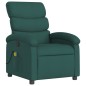 vidaXL Massagesessel Dunkelgrün Stoff vidaXL Massagesessel Dunkelgrün Stoff