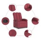 vidaXL Relaxsessel Weinrot Stoff vidaXL Relaxsessel Weinrot Stoff