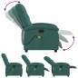 vidaXL Massagesessel Dunkelgrün Stoff vidaXL Massagesessel Dunkelgrün Stoff