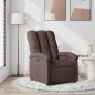 vidaXL Relaxsessel Dunkelbraun Stoff vidaXL Relaxsessel Dunkelbraun Stoff